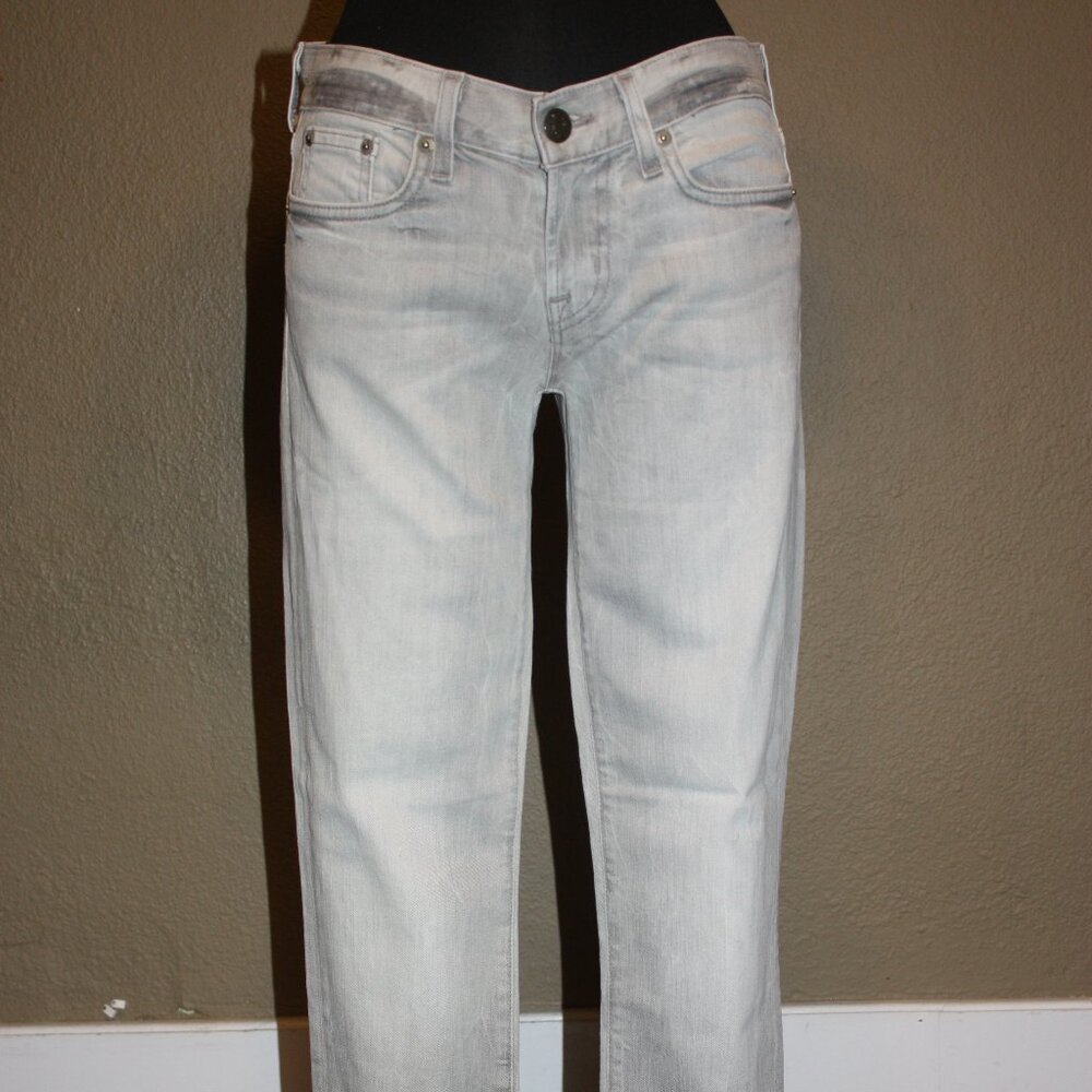 NWT J.CREW ANKLE TOOTHPICK WASHED SLIM GRAY JEANS - 26 XS SMALL